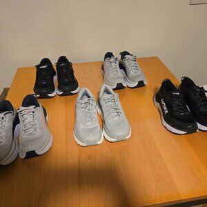 Bulk Deal-- Hoka Original Bondi 7 Womens Size 8 in Black, Lunar Rock, and Gray